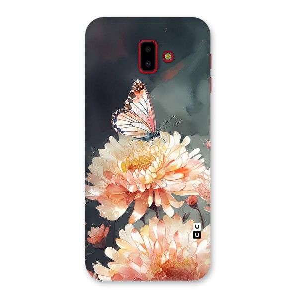 Digital Art Butterfly Flower Back Case for Galaxy J6 Plus