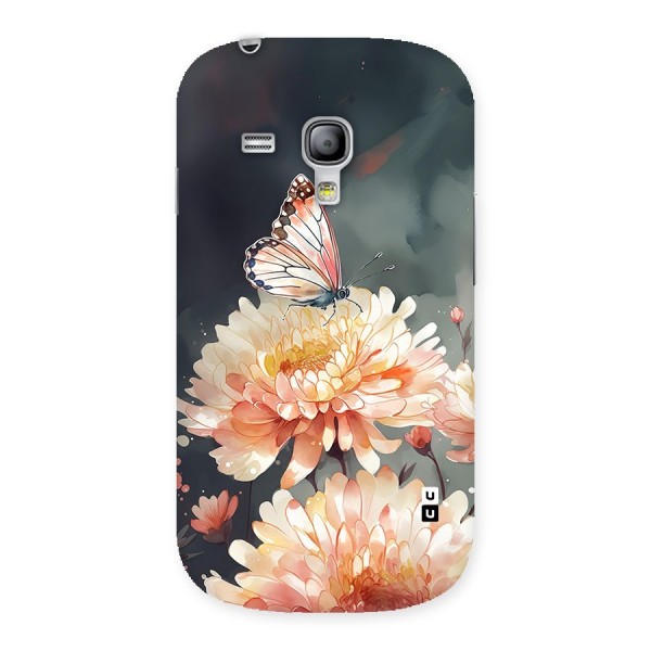 Digital Art Butterfly Flower Back Case for Galaxy S3 Mini