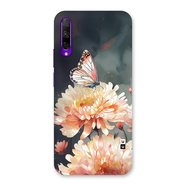 Digital Art Butterfly Flower Back Case for Honor 9X Pro