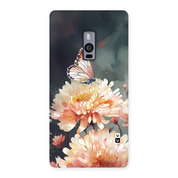 Digital Art Butterfly Flower Back Case for OnePlus 2