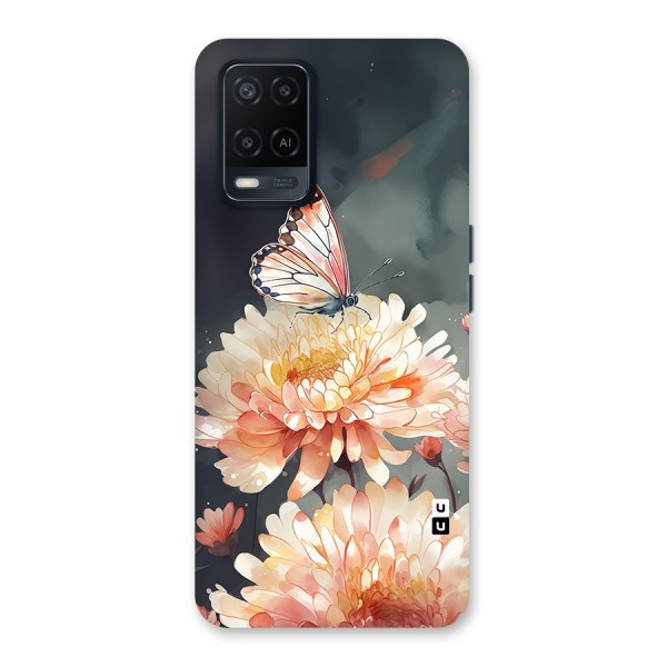 Digital Art Butterfly Flower Back Case for Oppo A54