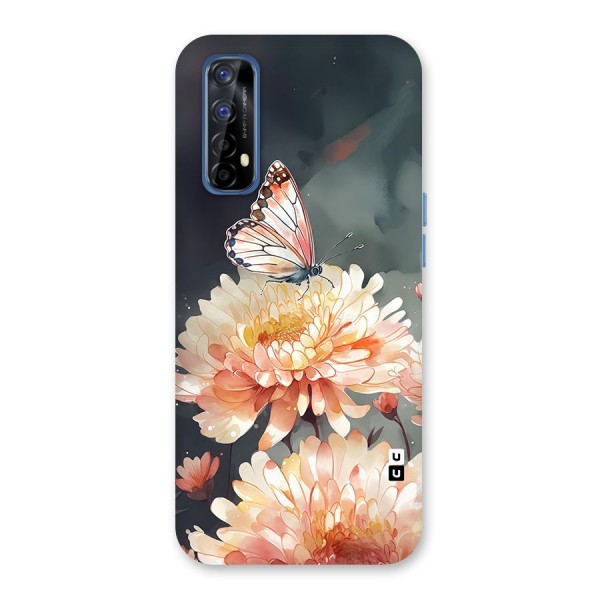 Digital Art Butterfly Flower Back Case for Realme 7