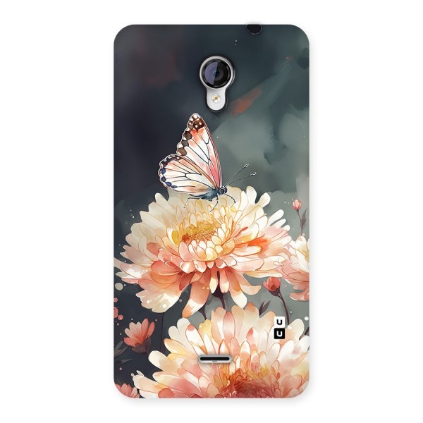 Digital Art Butterfly Flower Back Case for Unite 2 A106