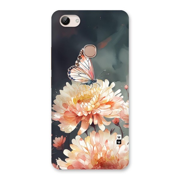 Digital Art Butterfly Flower Back Case for Vivo Y83