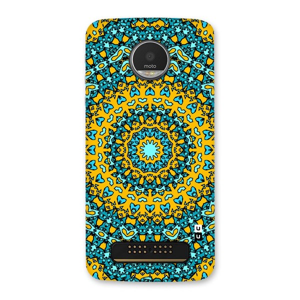 Digital Mandala Art Back Case for Moto Z Play