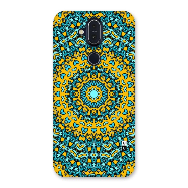 Digital Mandala Art Back Case for Nokia 8.1