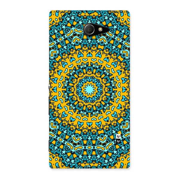 Digital Mandala Art Back Case for Sony Xperia M2