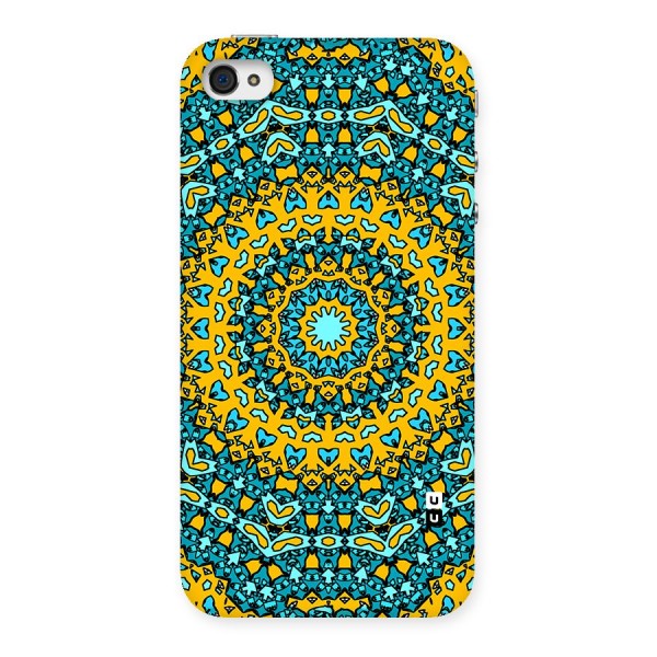 Digital Mandala Art Back Case for iPhone 4 4s