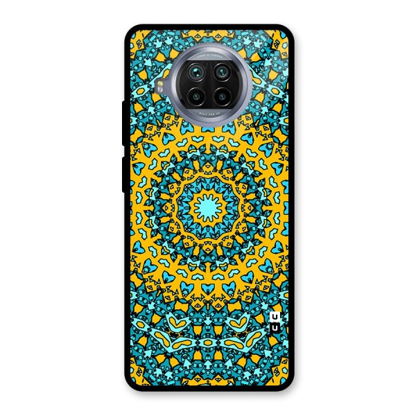 Digital Mandala Art Glass Back Case for Mi 10i