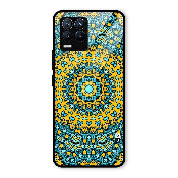 Digital Mandala Art Glass Back Case for Realme 8