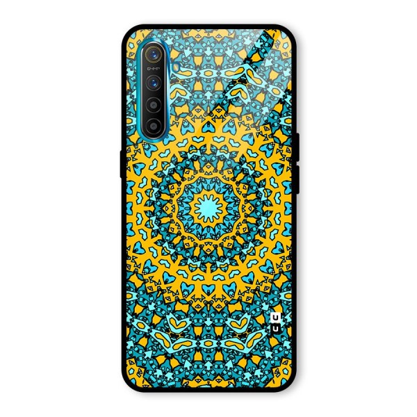 Digital Mandala Art Glass Back Case for Realme XT