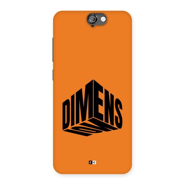 Dimension Typography Back Case for One A9