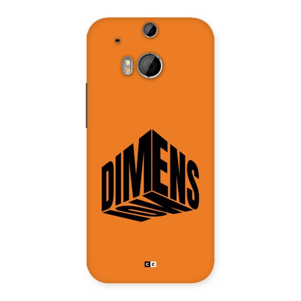 Dimension Typography Back Case for One M8