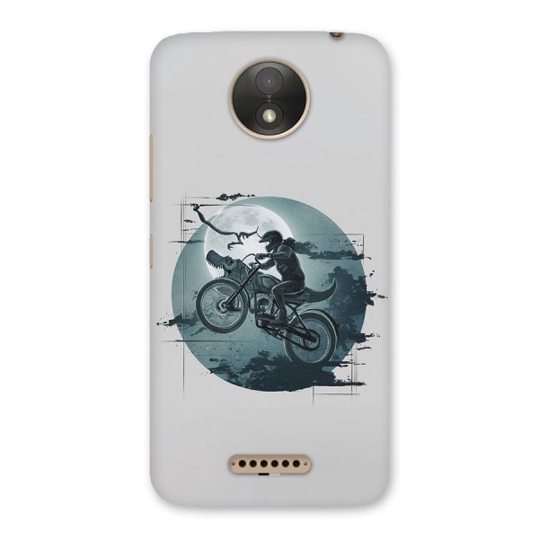 Dino Rider Back Case for Moto C Plus