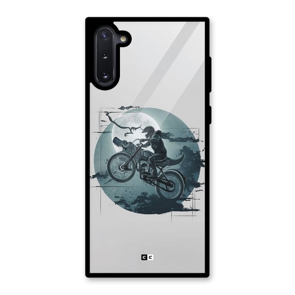 Dino Rider Glass Back Case for Galaxy Note 10