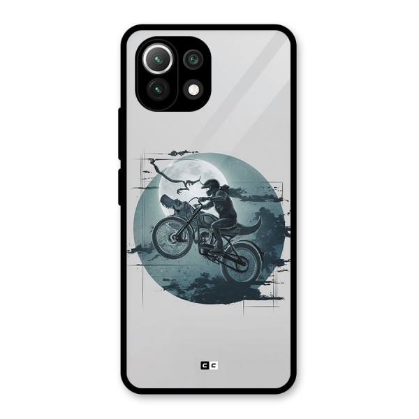 Dino Rider Glass Back Case for Mi 11 Lite