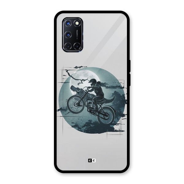 Dino Rider Glass Back Case for Oppo A52