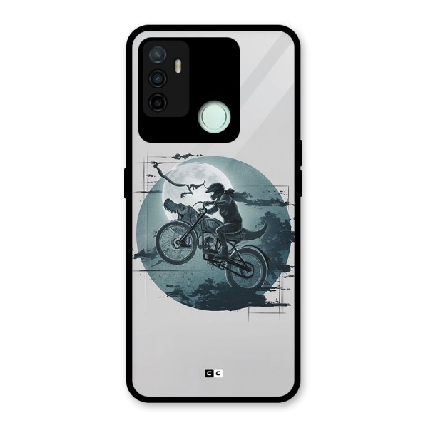 Dino Rider Glass Back Case for Oppo A53