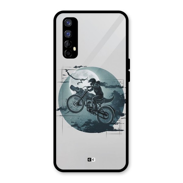 Dino Rider Glass Back Case for Realme 7