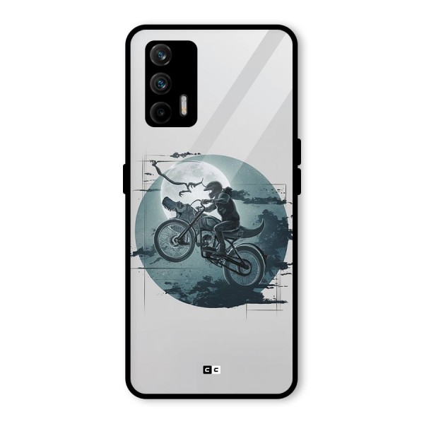 Dino Rider Glass Back Case for Realme GT 5G