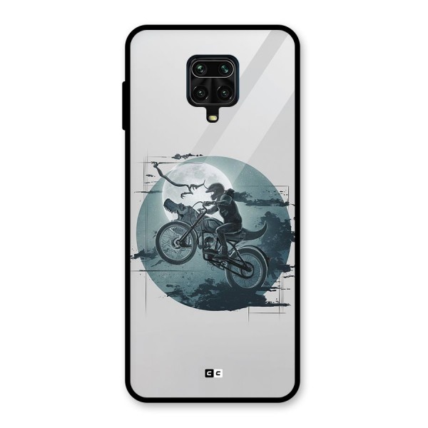 Dino Rider Glass Back Case for Redmi Note 10 Lite