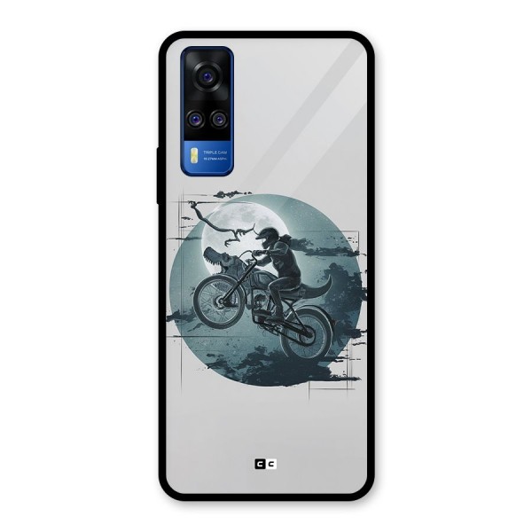 Dino Rider Glass Back Case for Vivo Y51