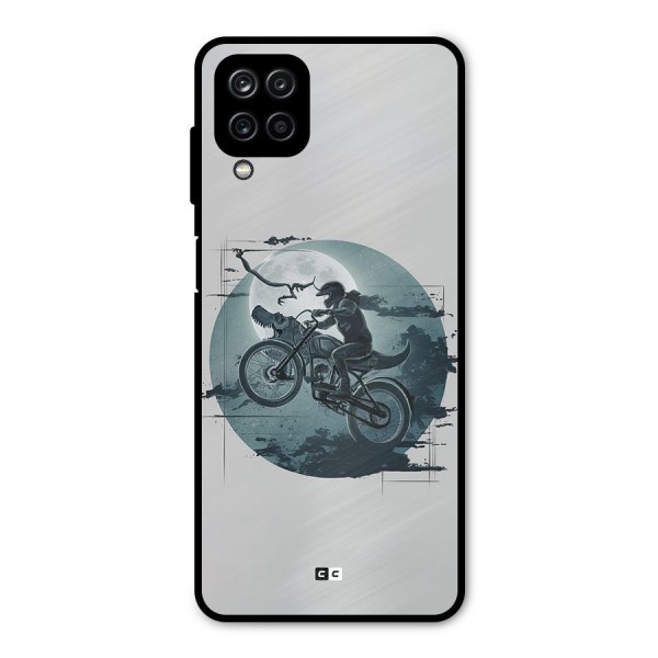 Dino Rider Metal Back Case for Galaxy A12