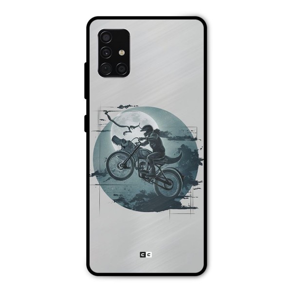 Dino Rider Metal Back Case for Galaxy A51