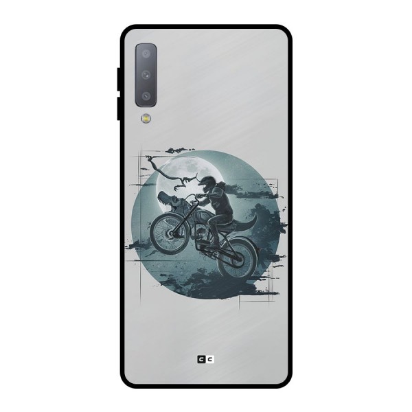 Dino Rider Metal Back Case for Galaxy A7 (2018)