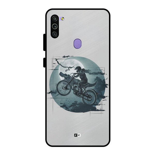 Dino Rider Metal Back Case for Galaxy M11