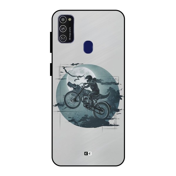 Dino Rider Metal Back Case for Galaxy M21