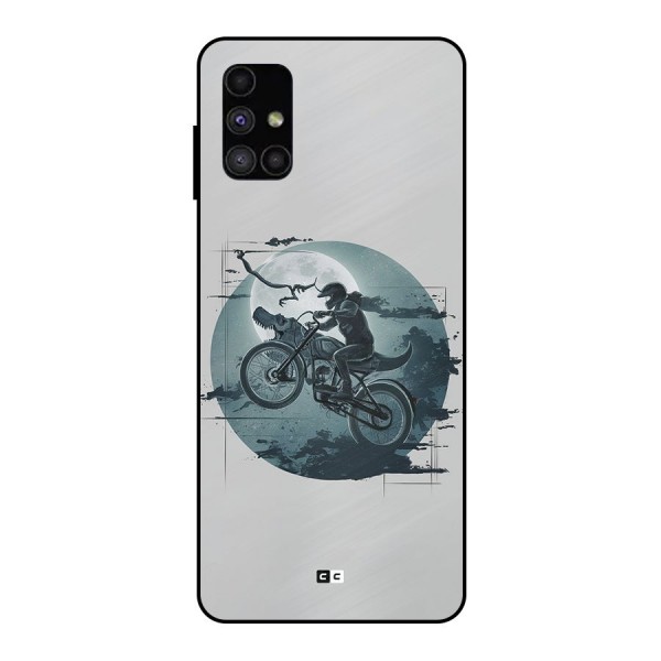 Dino Rider Metal Back Case for Galaxy M51