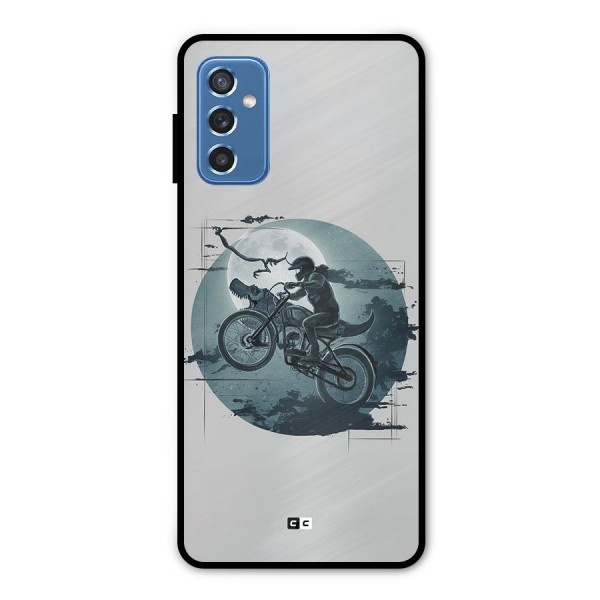 Dino Rider Metal Back Case for Galaxy M52 5G