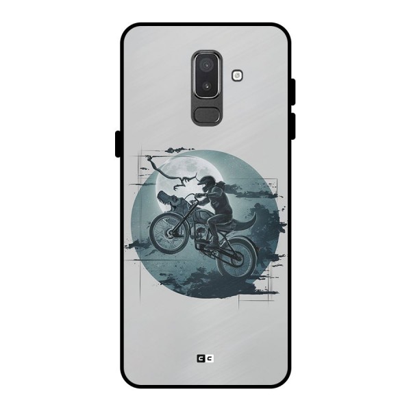 Dino Rider Metal Back Case for Galaxy On8 (2018)