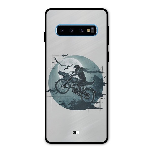 Dino Rider Metal Back Case for Galaxy S10