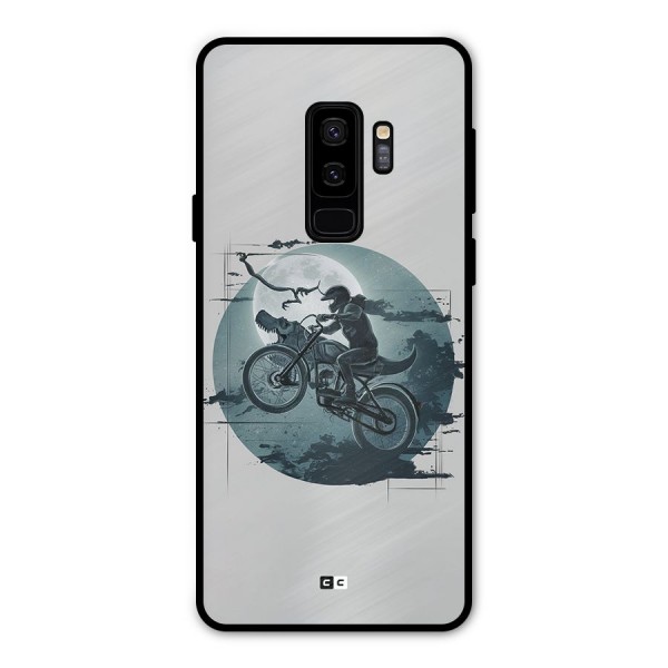 Dino Rider Metal Back Case for Galaxy S9 Plus