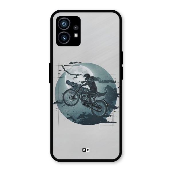 Dino Rider Metal Back Case for Nothing Phone 1