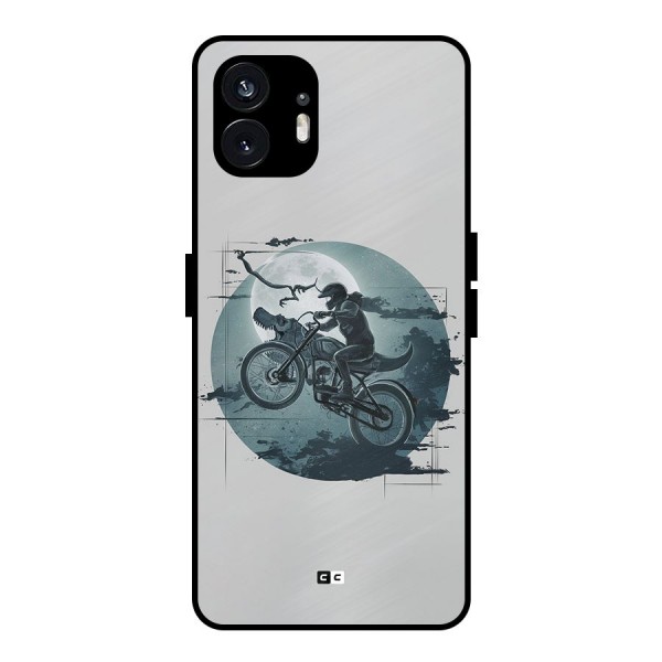 Dino Rider Metal Back Case for Nothing Phone 2