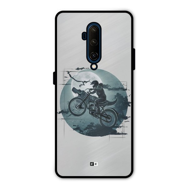 Dino Rider Metal Back Case for OnePlus 7T Pro