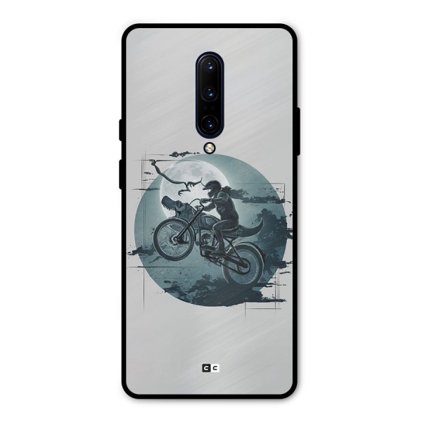 Dino Rider Metal Back Case for OnePlus 7 Pro