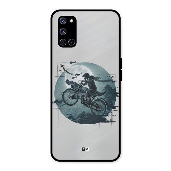 Dino Rider Metal Back Case for Oppo A52