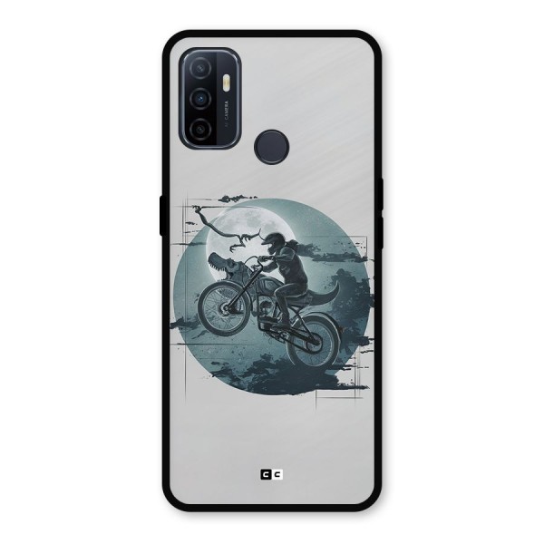 Dino Rider Metal Back Case for Oppo A53