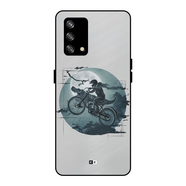 Dino Rider Metal Back Case for Oppo F19