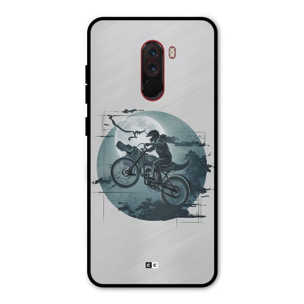 Dino Rider Metal Back Case for Poco F1