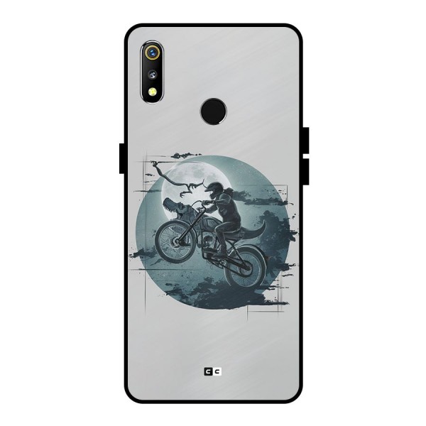 Dino Rider Metal Back Case for Realme 3