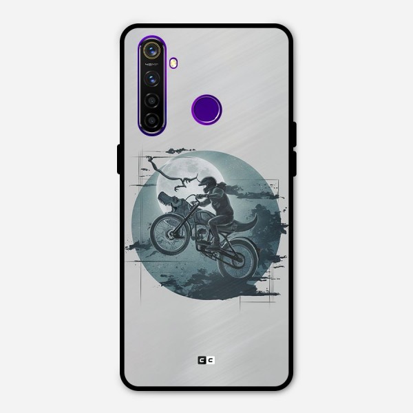 Dino Rider Metal Back Case for Realme 5 Pro