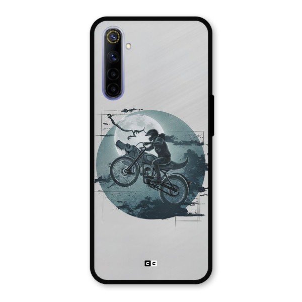 Dino Rider Metal Back Case for Realme 6