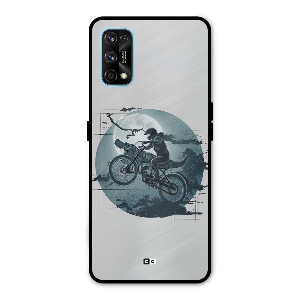 Dino Rider Metal Back Case for Realme 7 Pro