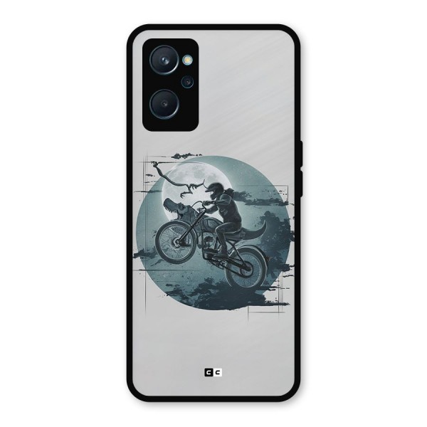 Dino Rider Metal Back Case for Realme 9i