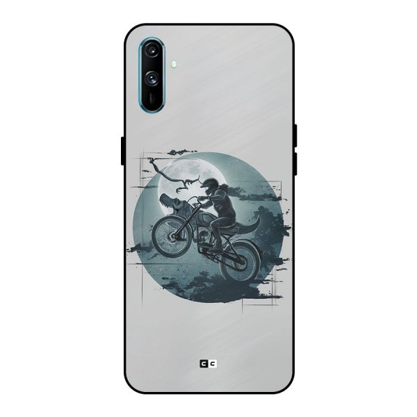 Dino Rider Metal Back Case for Realme C3